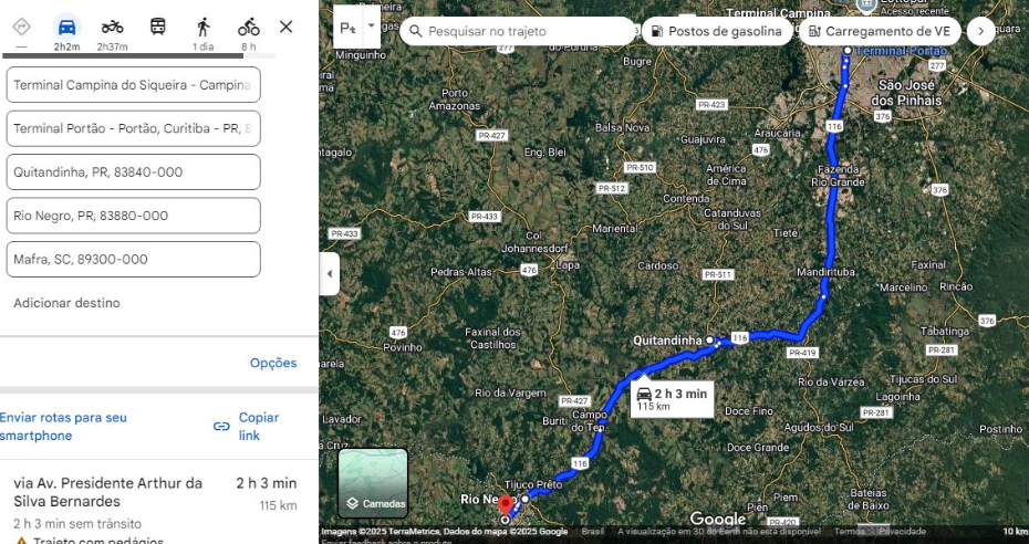 Descubra Como Ir de Curitiba para Santa Catarina Usando Apenas Transporte Público"